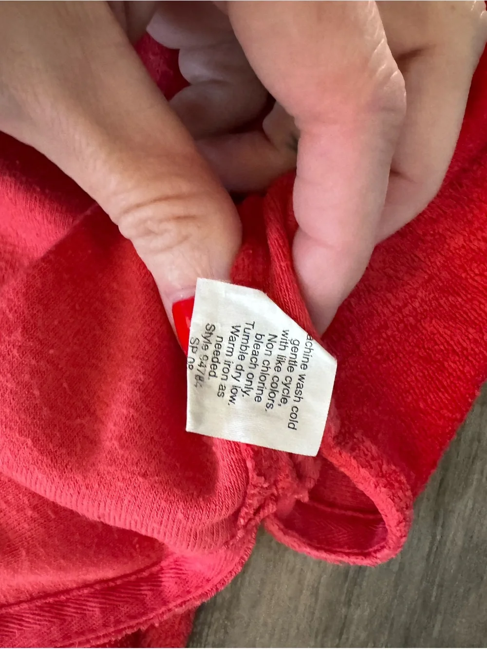 J. Crew Bright Red Hooded Tunic - Picture 4 of 7